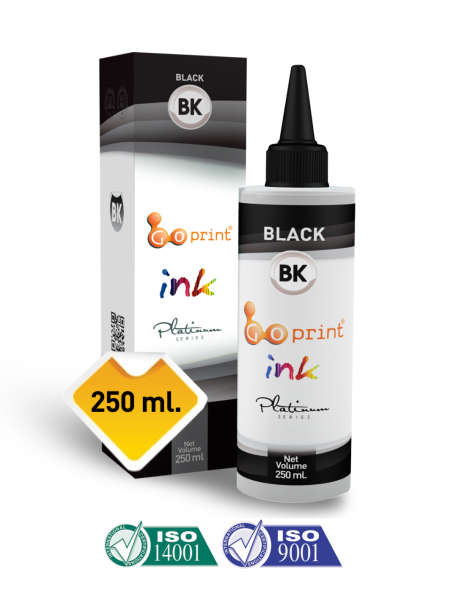 Süblimasyon Eco Mürekkebi Siyah (Black)  / Transfer Baskı Mürekkebi - 250 ml