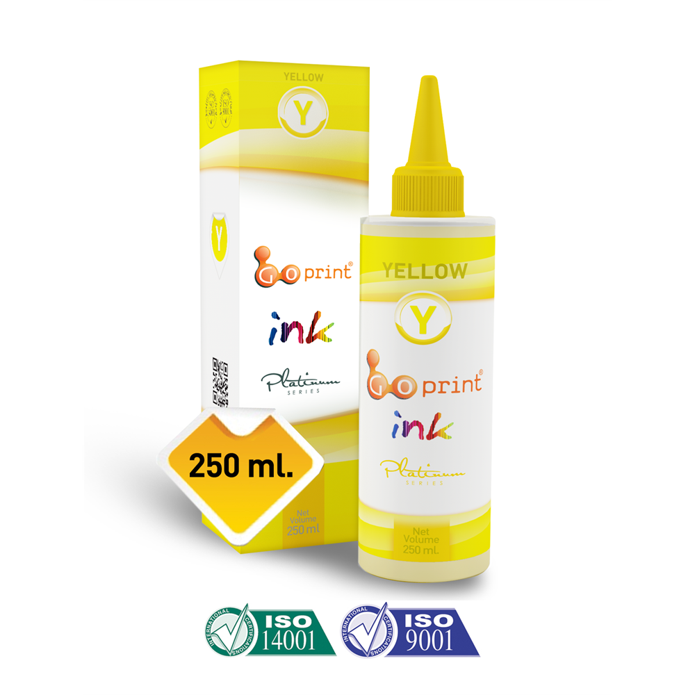 Canon CLI-521 Uyumlu Yellow Goprint Yazıcı Mürekkebi 250ml