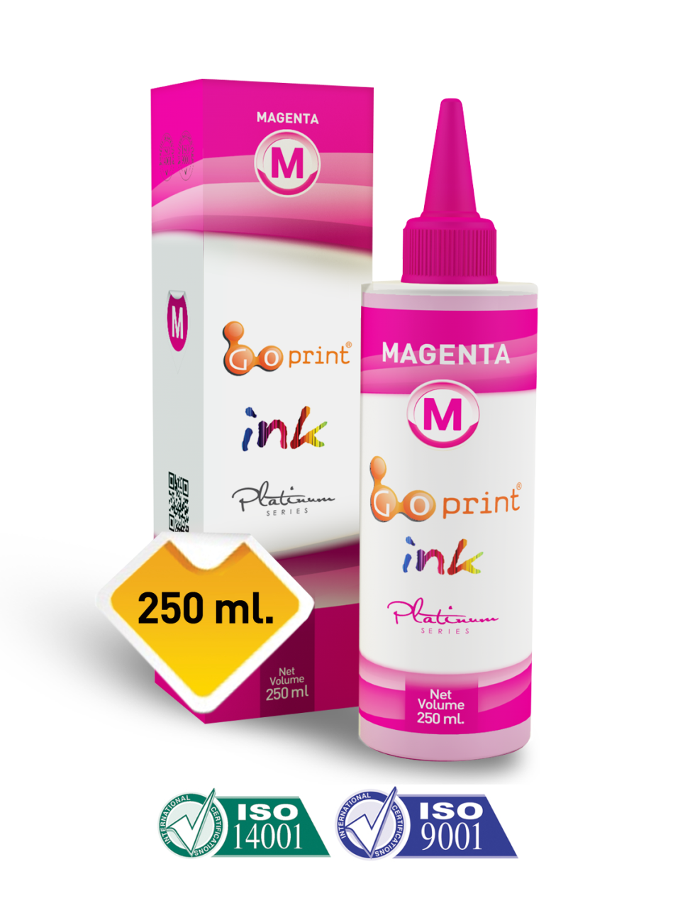 Brother BT5000M Uyumlu Kırmızı (Magenta) Mürekkep 250ml