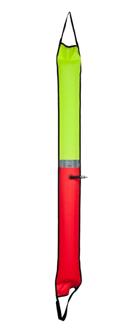 T03045 Semi Closed Buoy Dual-Color 20/166 cm , Opr Valve - OrangeYellow Şamandıra