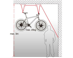 Icetoolz Eagle İpli Bisiklet Tavan Askı Aparatı/Lift P621