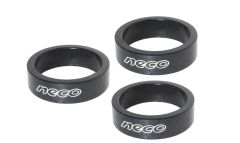 Neco Spacer 10mm x 3 Adet Siyah