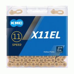 KMC X11EL 11V Zincir ( Extra Light ) 118 Link Gold
