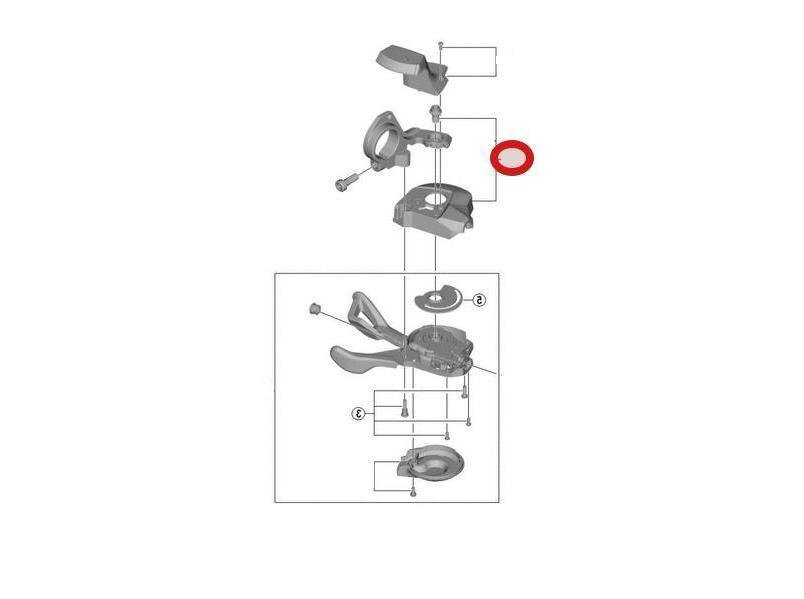 Shimano SLX SL-M7000-11 Vites Kolu Kapağı Sol