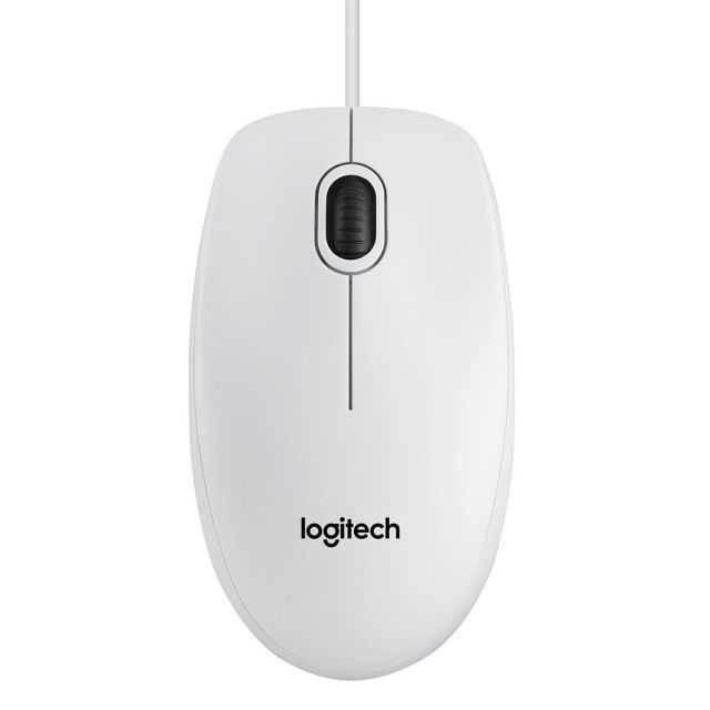 LOGİTECH B100 OPTİK USB MOUSE-BEYAZ 910-003360