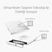 ASUS SDRW-08D2S-U LITE 8X HARİCİ DVD YAZICI  M-DİSC DESTEKLİ  BEYAZ