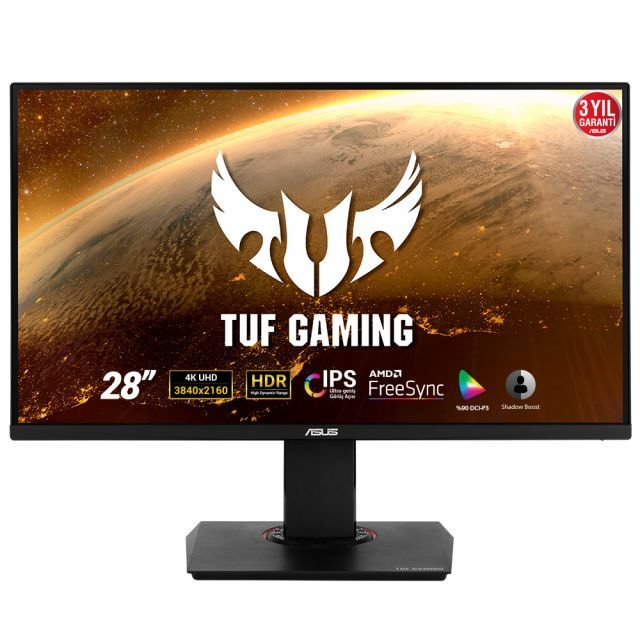 ASUS TUF GAMING VG289Q 28 IPS 4K FREESYNC  3840x2160 5MS DP HDMI MM VESA 3YIL EYECARE.PIVOT.HDR10