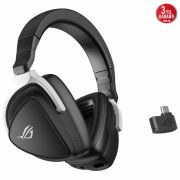 ASUS ROG DELTA S WIRELESS 7.1 AI-MIC ÖZELLİKLİ 50MM SÜRÜCÜLER DÜŞÜK GECİKME 2.4GHz/BLUETOOTH/USB-C/PC/MAC/PS5/SWITCH/MOBİL UYUMLU SİYAH OYUNCU KULAKLIĞI