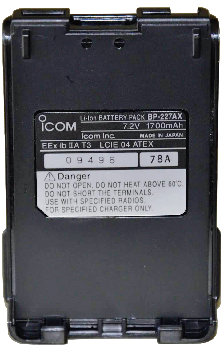 ICOM BP-227AX  Li-lon Battery Pack