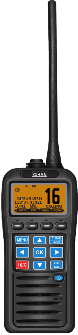 CME-34 M  –  VHF Handheld Marine Radio