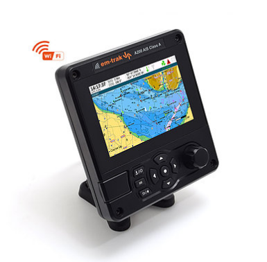 A200 -AIS Class A. SOLAS & Inland certified, waterproof with colour display.