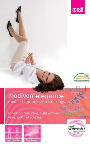 Mediven Elegance Diz Üstü Silikon Bantlı Varis Çorapları