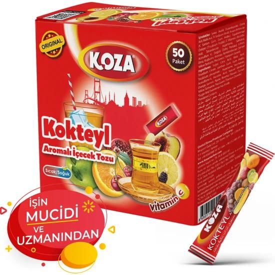 KOZA KOKTEYL AROMALI TEK İÇİMLİK TOZ İÇECEK