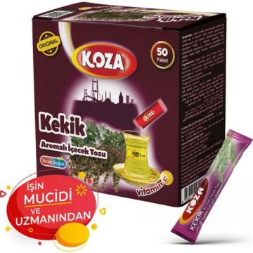 KOZA KEKİK AROMALI TEK İÇİMLİK TOZ İÇECEK