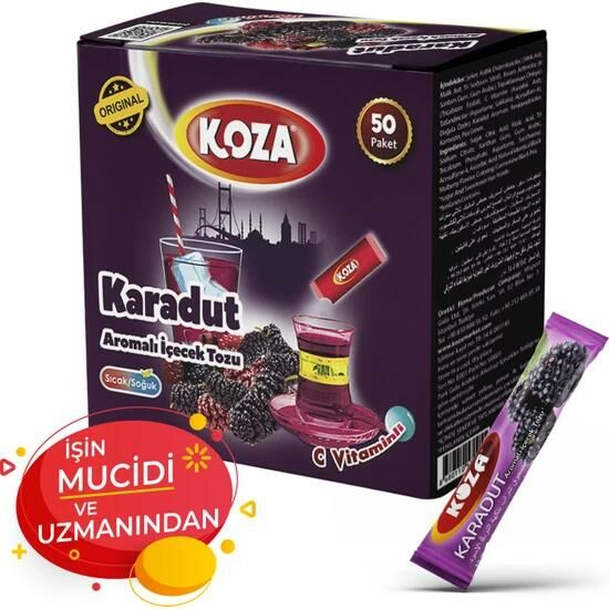 KOZA KARADUT AROMALI TEK İÇİMLİK TOZ İÇECEK