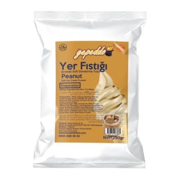 Yer Fıstığı Soft Dondurma Tozu (1250gr/3lt Su)