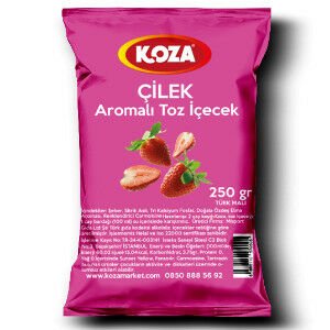 KOZA ÇİLEK AROMALI TOZ İÇECEK 250 GR