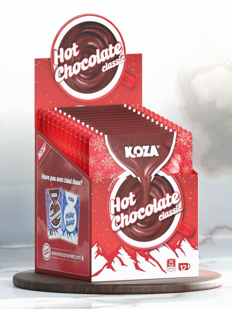 Koza Tek İçimlik Premium Sıcak Çikolata (12 Stick)