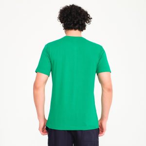Yeşil V Yaka Kısa Kol İş Tişörtü