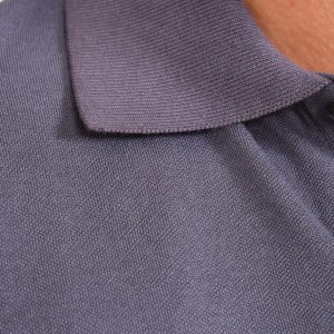 Füme Polo Yaka Kısa Kol Tişört