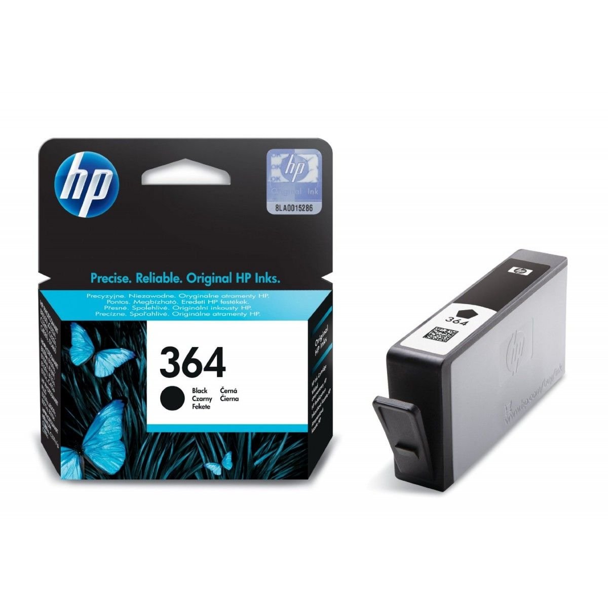 HP 364 CB316E Siyah Orjinal Kartuş / HP Photosmart B8550 / C53244 / C5380 / C63244 / C6380 / D5460 / 5510 Kartuş