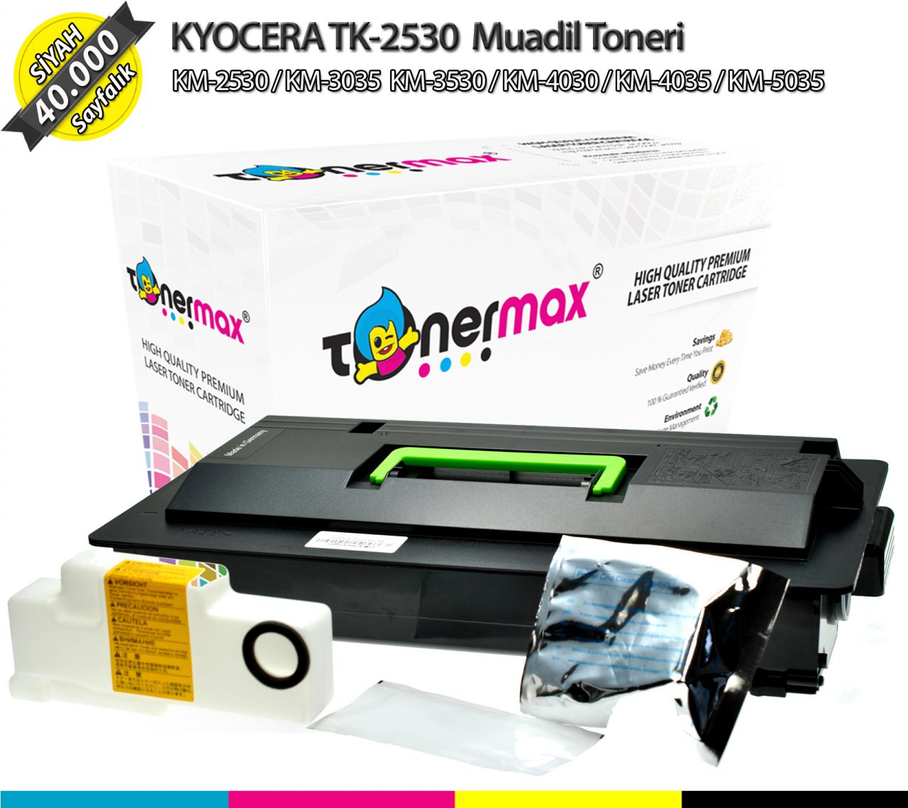 Kyocera TK-2530 Muadil Toner / KM2530 / KM3035 / KM3530 / KM4030 / KM4035 / KM5035