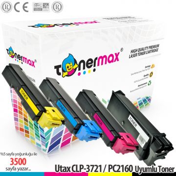 Utax CLP-3721 / PC-2160 Set Muadil Toneri