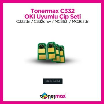 Oki C332 / MC363 Set Çip