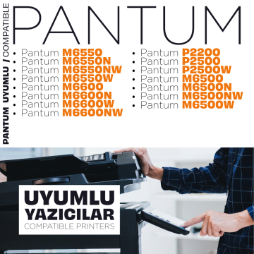 Tonermax Pantum PA210 Uyumlu Çip 5 ADET / P2200 / P2500 / M6500 / M6550 / M6600