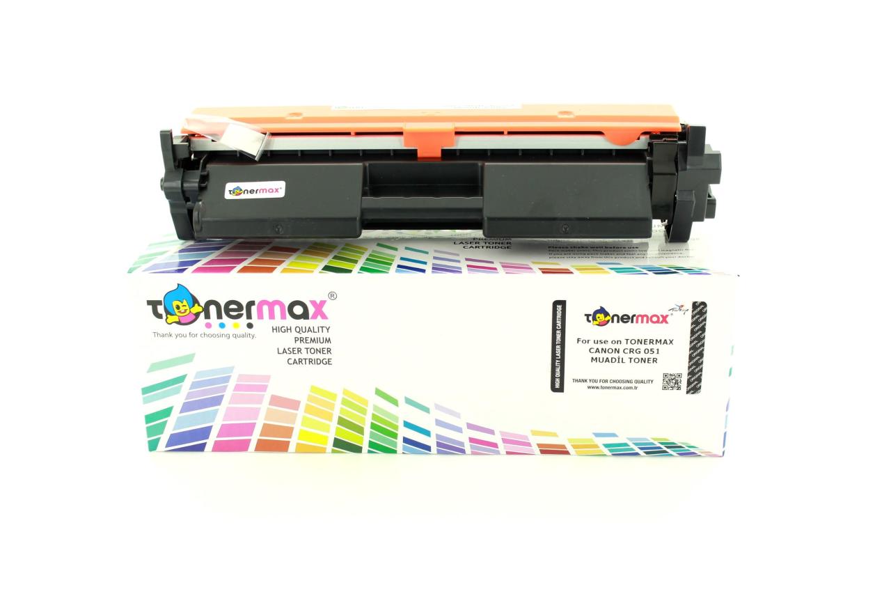 Canon CRG-051 Muadil Toner / MF-264dw / MF-267dw / MF-269dw / LBP-162dw / LBP-162dwf