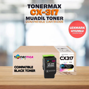 Lexmark 71B50K0 Siyah Muadil Toner /CS317 /CS417 /CS517 /CX317 /CX417 /CX517