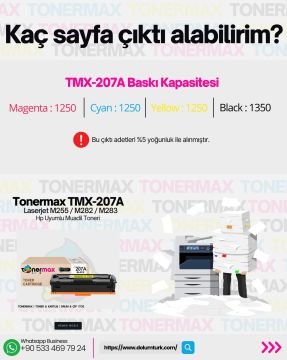 Hp 207A Muadil Toner Takım- Çipsiz/ Laserjet M255 / M282 / M283