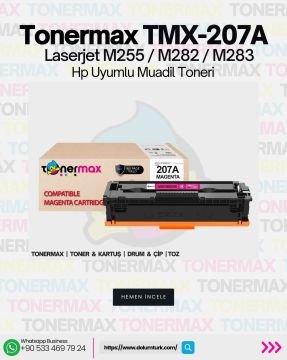 Hp 207A Muadil Toner Takım- Çipsiz/ Laserjet M255 / M282 / M283