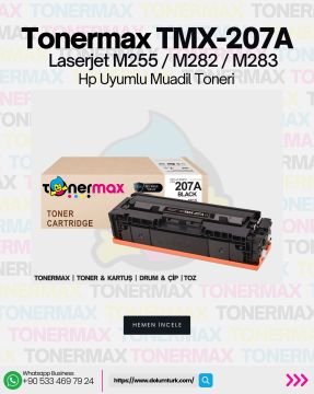 Hp 207A Muadil Toner Takım- Çipsiz/ Laserjet M255 / M282 / M283