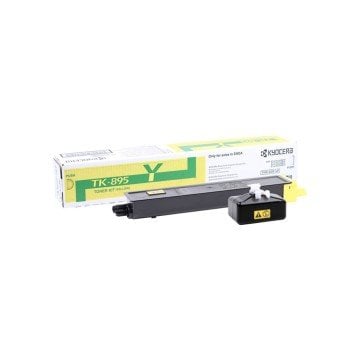 Kyocera TK-895 Sarı Orjinal Toner / FSC8020 / FSC8025 / FSC8520 / FSC8525