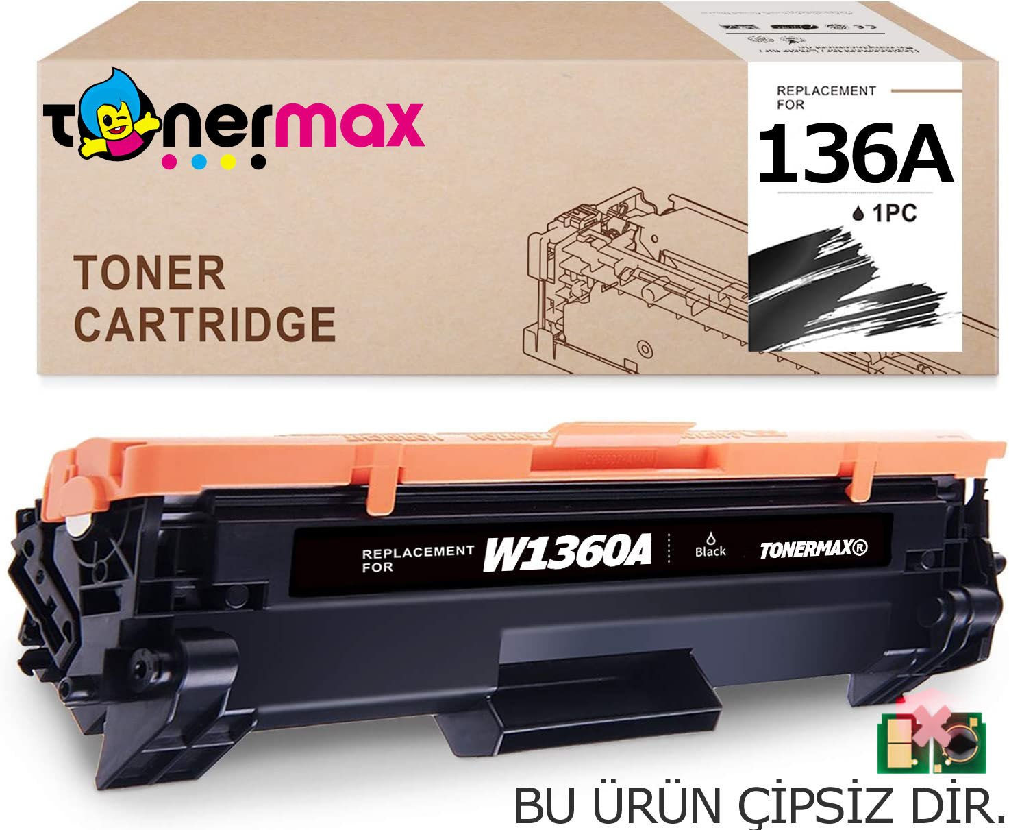 Hp 136A-W1360A Çipsiz Muadil Toner / M211 / M236