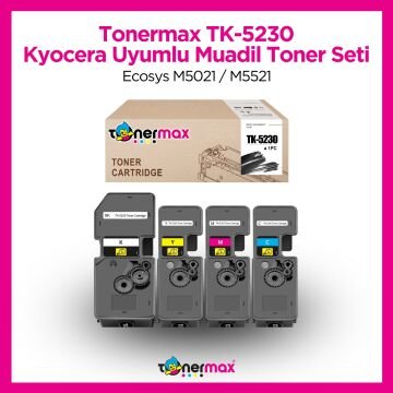 Kyocera TK-5230 Muadil Toner Seti / Ecosys M5021 / M5521