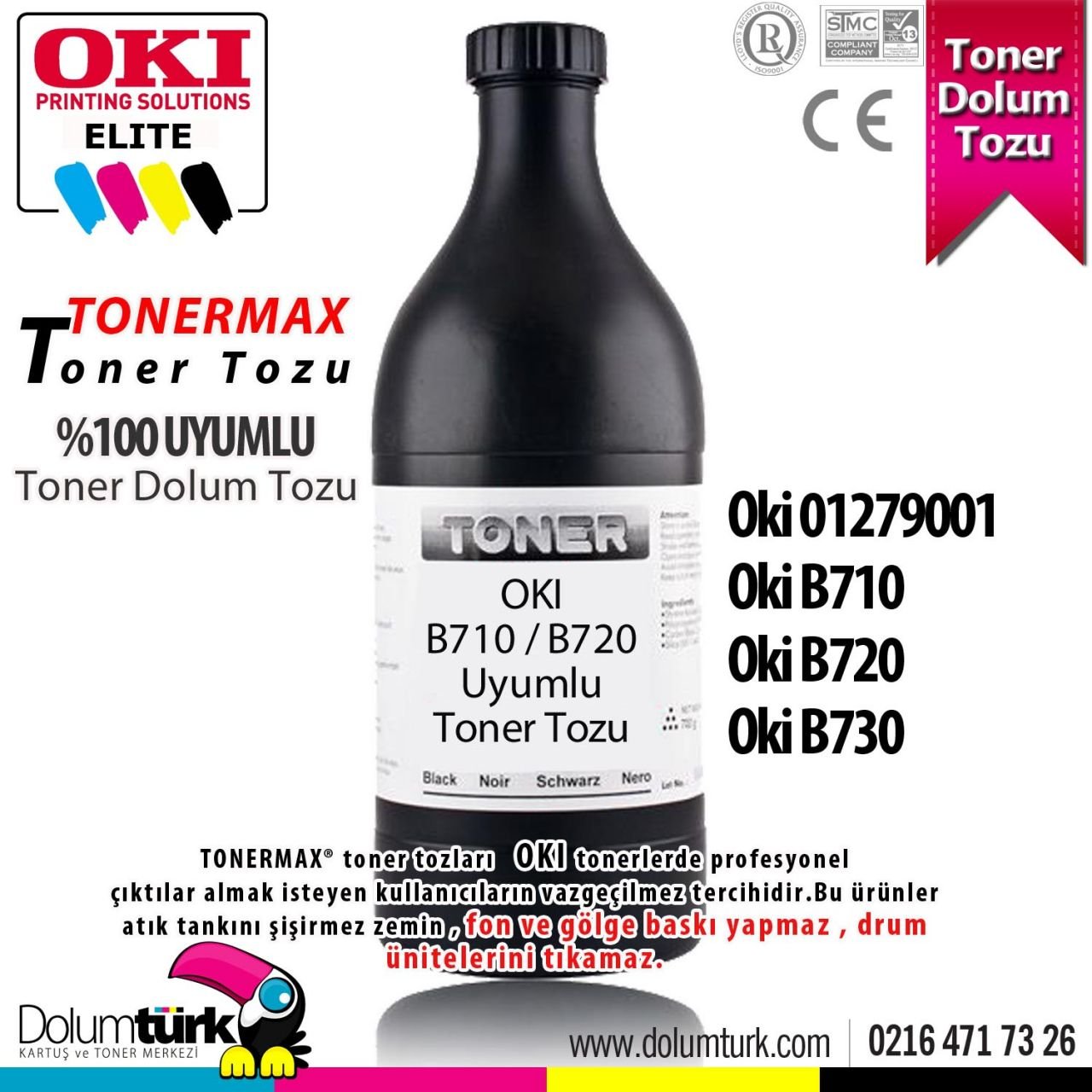 Oki B710 / B720 / B730 Toner Tozu 700GR