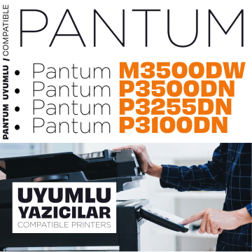 Pantum PA310 / PA310X Toner Tozu 250GR / P3100DN / P3255DN / P3500DN / P3500DW