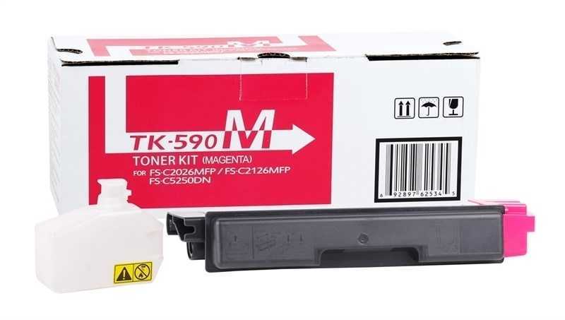 Kyocera TK-590 Kırmızı Muadil Toner/ FSC5250 / FSC2626 / FSC2526 / FSC2126 / FSC2016 / P6026 / M6526 / M6026