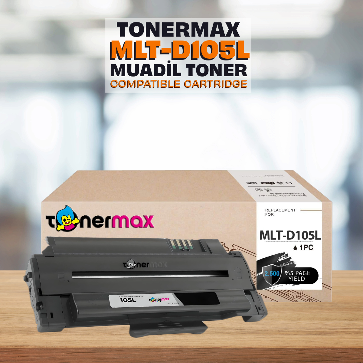 Samsung MLT-D105L  Muadil Toner/ ML-1910 / ML-1915 / SCX-4623 / SCX-4600 / SF-650