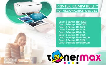 Canon CRG-711 Muadil Toner Siyah/ MF-9170 / MF-9220 / MF-9280 / LBP-5300 / LBP-5360