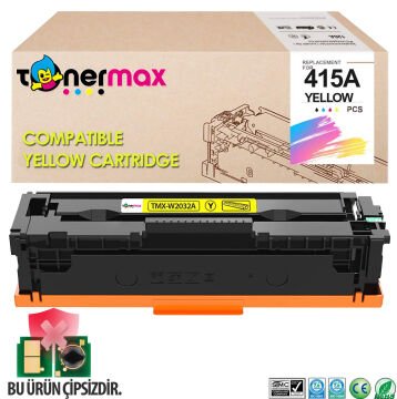 Hp 415A-W2032A Muadil Toner Sarı - Çipsiz / M455 / M480 / M454 / M478 / M479