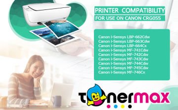 Canon CRG-055 Muadil Toner Sarı - Çipsiz / LBP-662Cdw / LBP-664Cx / MF-741Cdw / MF-742Cdw / MF-743Cdw / MF-744Cd / MF-745Cdw / MF-746Cx