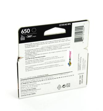 HP 650 CZ101A Orjinal Siyah Kartuş 1015 / 1515 / 1516 / 2545 / 2546 