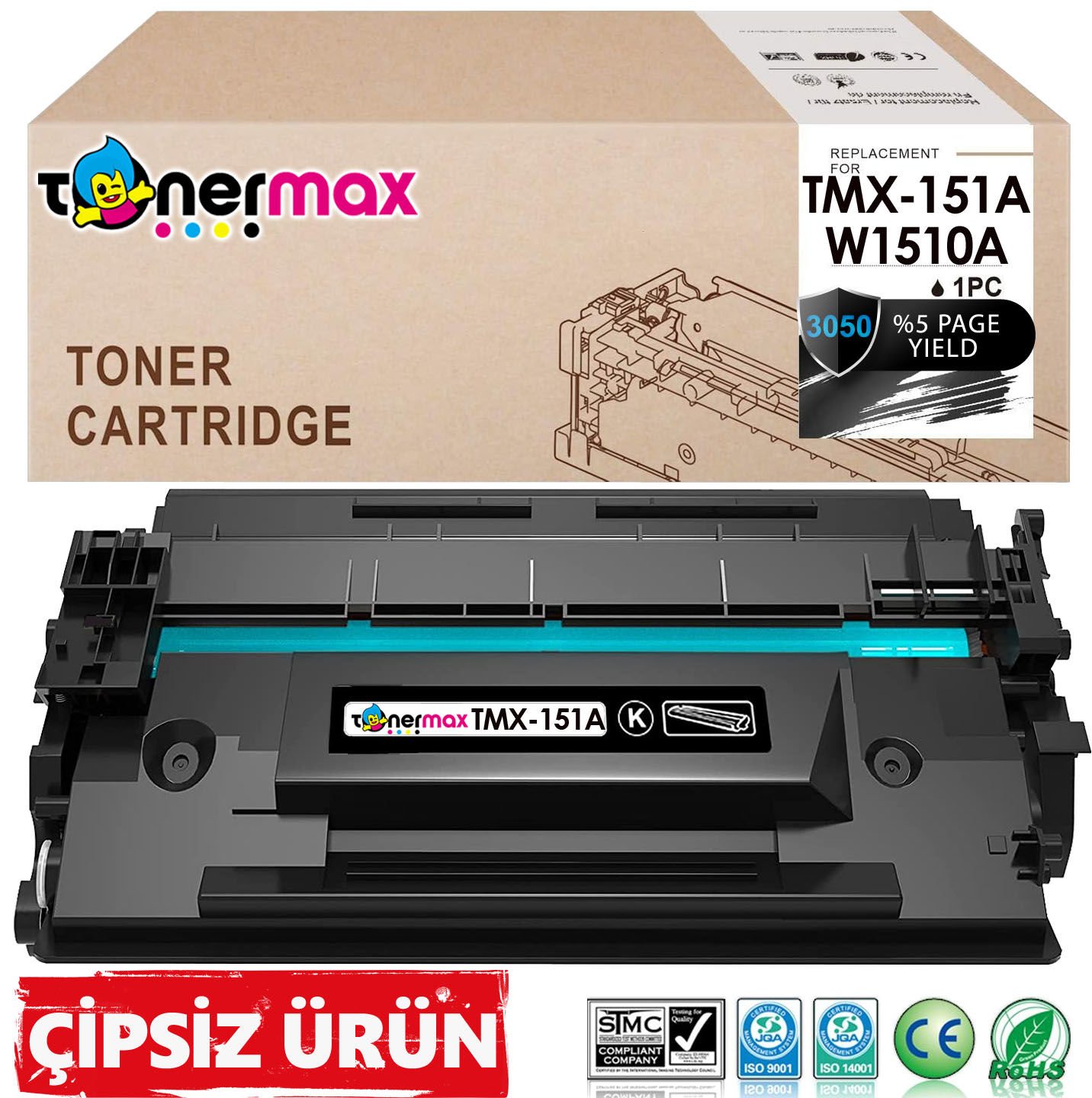 Hp 151A W1510A Muadil Toner Çipsiz/ 4003dn / 4003dw / 4003n / MFP 4103 / 4103fdn /