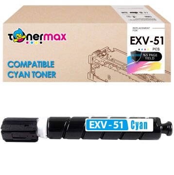 Canon C-EXV-51 Muadil Toner - Mavi / IR-C5535 / IR-C5540 / IR-C5550 / IR-C5560 / IR-C5750