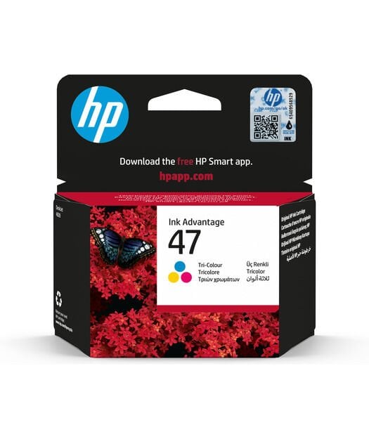 Hp 47 6ZD61AE Orjinal Renkli Kartuş / Hp DeskJet 4825 / 4826 / 4828 / 4829 / 4877