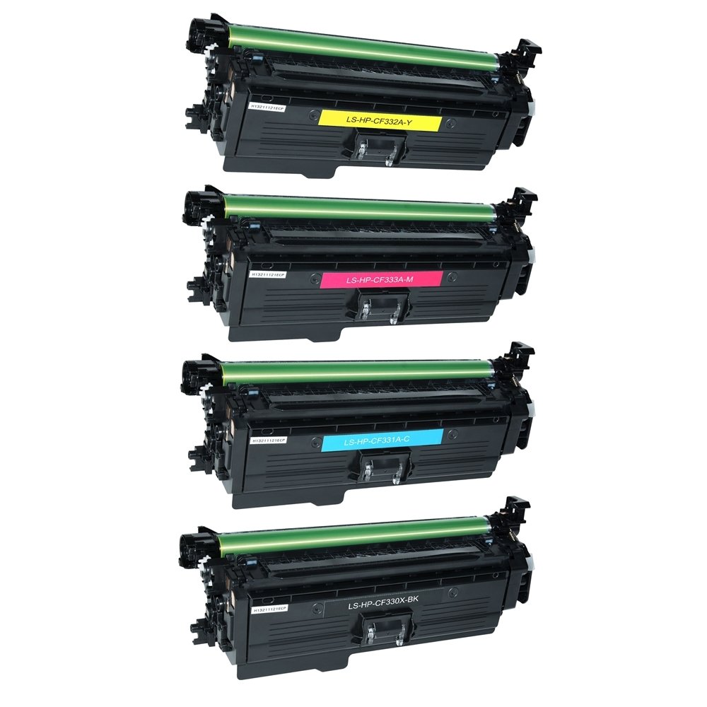 Hp 654A Muadil Toner Set / CF330X / CF331A / CF332A / CF333A / M650 / M651 Muadil Toneri