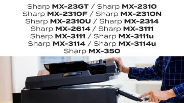 Sharp MX-23GT Kırmızı Toner Tozu ve Çipi Set / MX2310 / MX2314 / MX2614 / MX3111 / MX3114